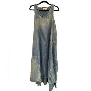 Magnolia pearl LOVE denim dress